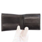 BALENCIAGA Bifold Wallet 594315 leather black logo mens Used Authentic