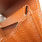 LOUIS VUITTON Coin case M61930 Monogram canvas Brown Portonet Plat Women Used Authentic