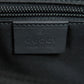 GUCCI Tote Bag 246410 Calfskin black GG Signature Shima Women Used Authentic