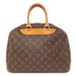 LOUIS VUITTON Tote Bag M47270 Monogram canvas Brown Deauville Women Used Authentic
