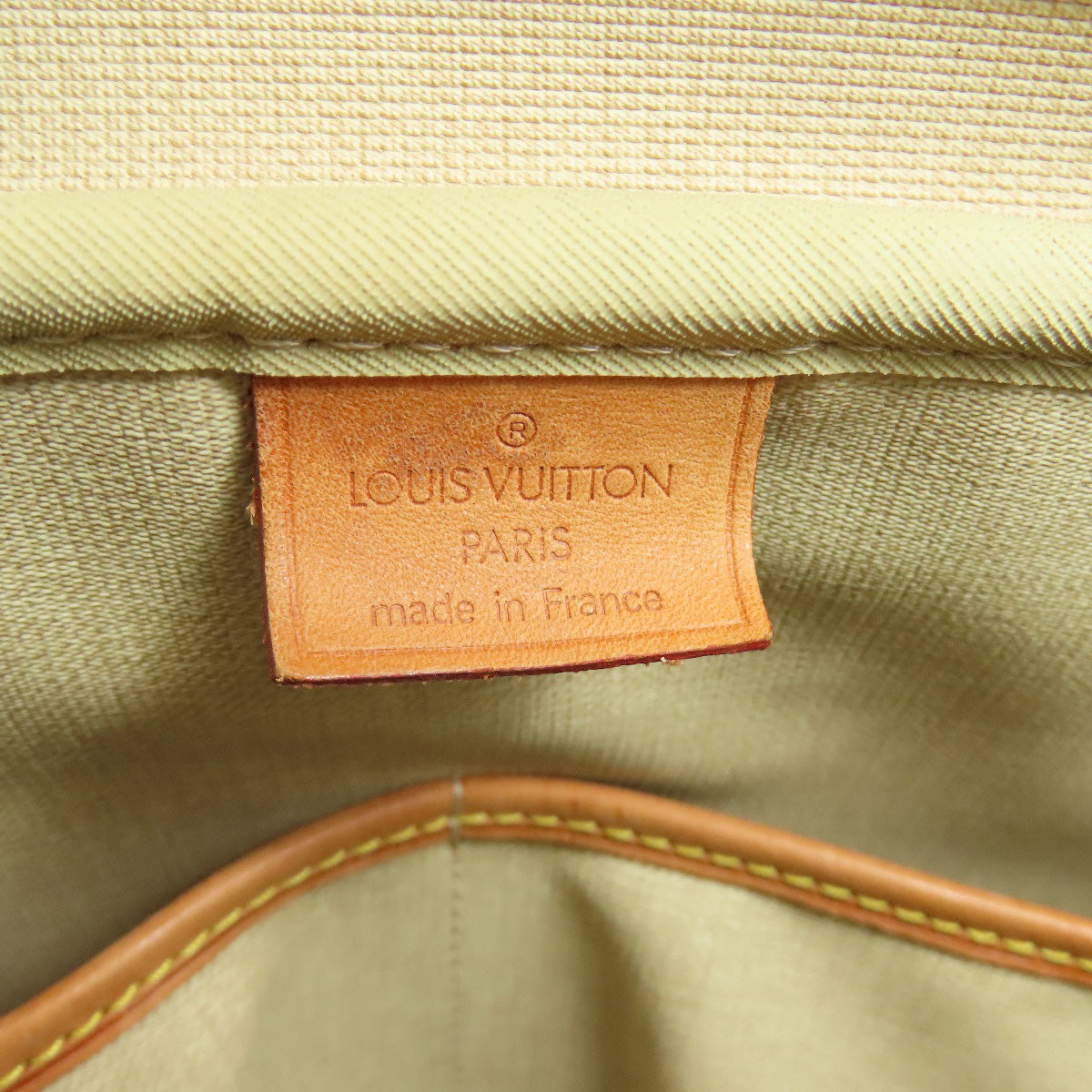 LOUIS VUITTON Tote Bag M47270 Monogram canvas Brown Deauville Women Used Authentic