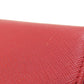 PRADA Long Wallet Purse Safiano Red logo Women Used Authentic