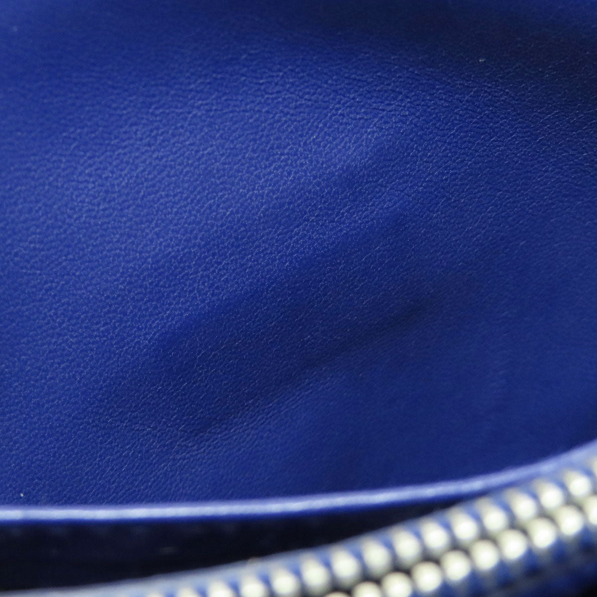 PRADA Long Wallet Purse Safiano blue Shoulder wallet Women Used Authentic