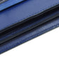 PRADA Long Wallet Purse Safiano blue Shoulder wallet Women Used Authentic