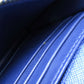 PRADA Long Wallet Purse Safiano blue Shoulder wallet Women Used Authentic