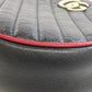 GUCCI Shoulder Bag 550154 leather black Round Chain Shoulder Women Used Authentic