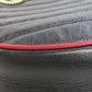 GUCCI Shoulder Bag 550154 leather black Round Chain Shoulder Women Used Authentic