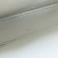CELINE Shoulder Bag leather gray CMetal Women Used Authentic