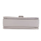 CELINE Shoulder Bag leather gray CMetal Women Used Authentic