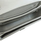 CELINE Shoulder Bag leather gray CMetal Women Used Authentic