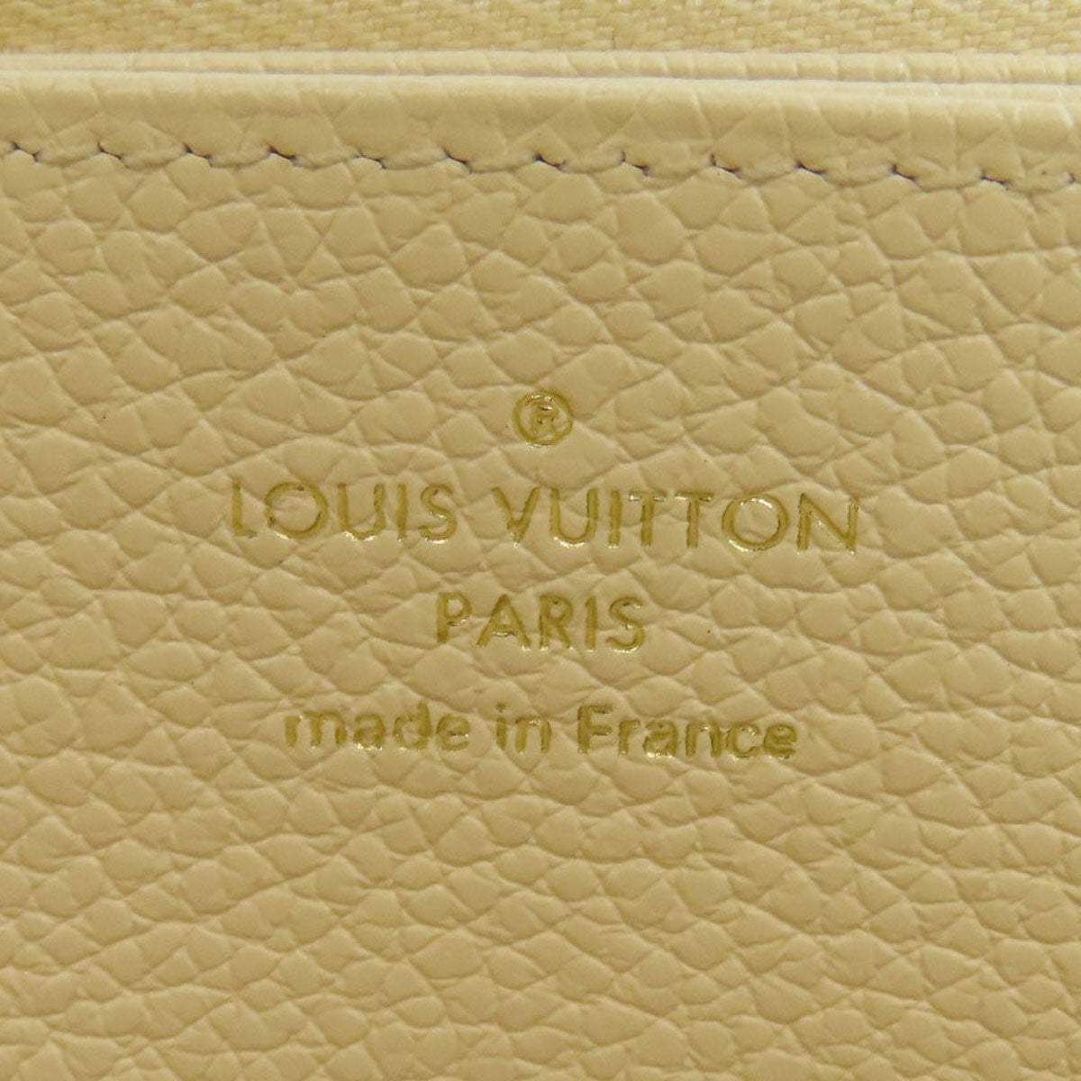 LOUIS VUITTON Long Wallet Purse M82212 Ann Platt white Zippy wallet Women Used Authentic
