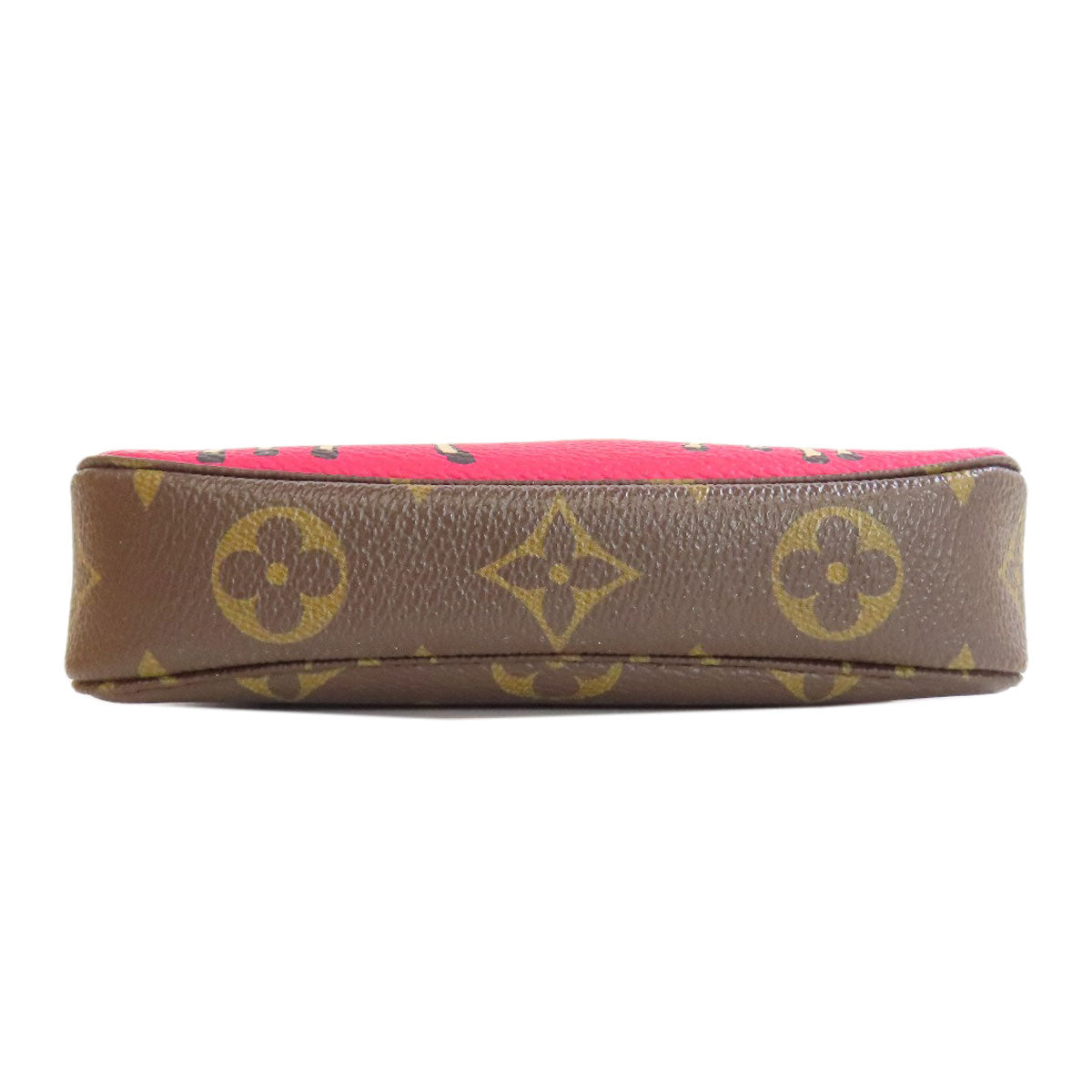 LOUIS VUITTON Accessory pouch M62087 Monogram canvas Brown Mini Pochettes & Accessories Giraffe Women Used Authentic