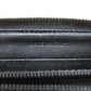 CHANEL Long Wallet Purse Grained Calfskin Skin black Matelasse Gold Metal