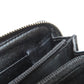 CHANEL Long Wallet Purse Grained Calfskin Skin black Matelasse Gold Metal