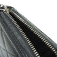 CHANEL Long Wallet Purse Grained Calfskin Skin black Matelasse Gold Metal