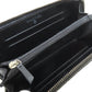 CHANEL Long Wallet Purse Grained Calfskin Skin black Matelasse Gold Metal
