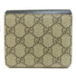 GUCCI Bifold Wallet 598587 leather black Double G Bicolor Medium Wallet Women Used Authentic