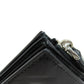PRADA Bifold Wallet enamel black logo Women(Unisex) Used Authentic