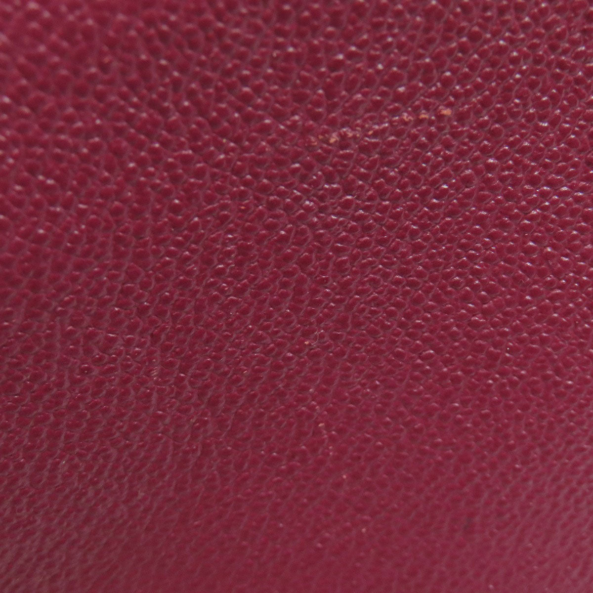 BURBERRY Shoulder Bag leather purple logo Women Used Authentic