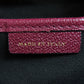 BURBERRY Shoulder Bag leather purple logo Women Used Authentic
