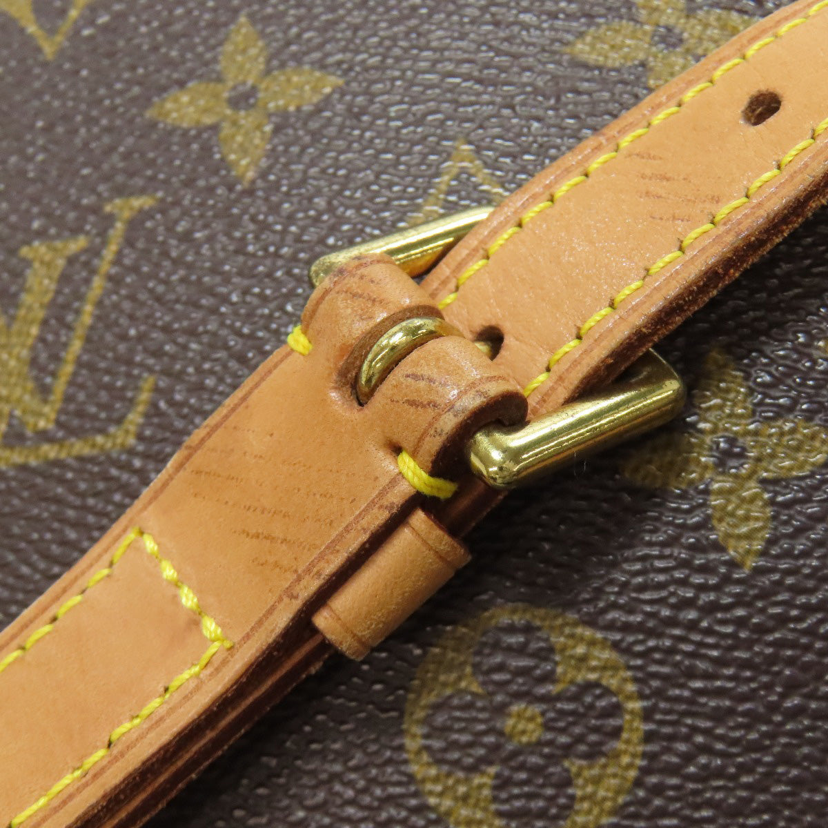 LOUIS VUITTON Shoulder Bag M51257 Monogram canvas Brown Musette Tango S Women Used Authentic