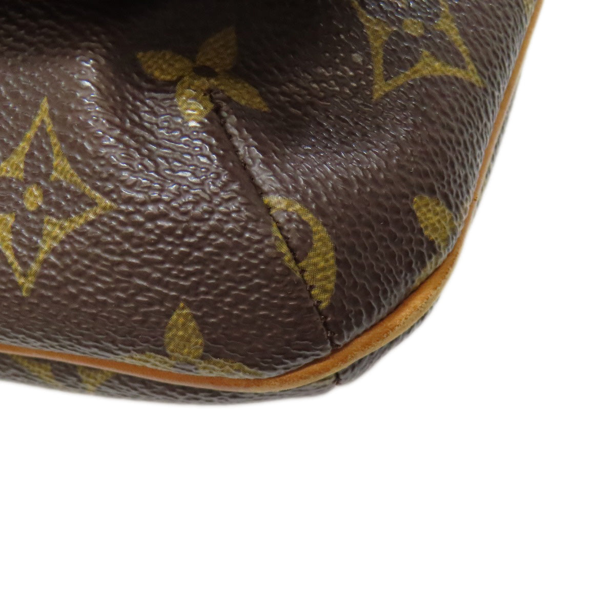 LOUIS VUITTON Shoulder Bag M51257 Monogram canvas Brown Musette Tango S Women Used Authentic