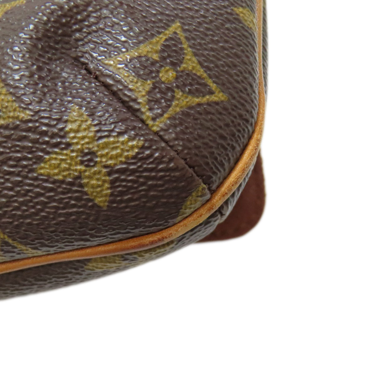 LOUIS VUITTON Shoulder Bag M51257 Monogram canvas Brown Musette Tango S Women Used Authentic