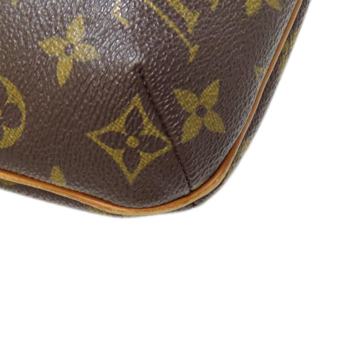 LOUIS VUITTON Shoulder Bag M51257 Monogram canvas Brown Musette Tango S Women Used Authentic