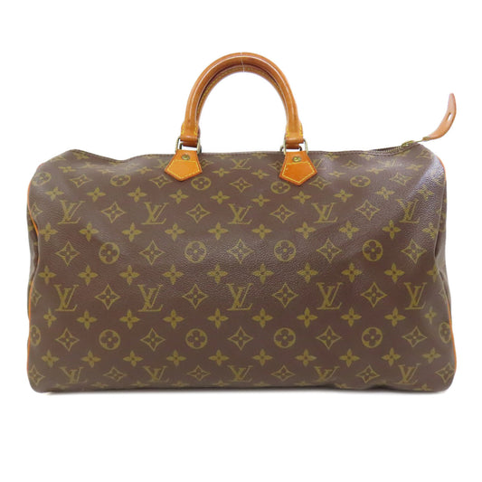 LOUIS VUITTON Boston Duffel bag M41522 Monogram canvas Brown Speedy 40 Women Used Authentic