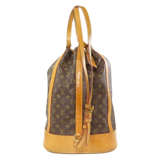 LOUIS VUITTON Backpack M42244 Monogram canvas Brown RandonneeGM