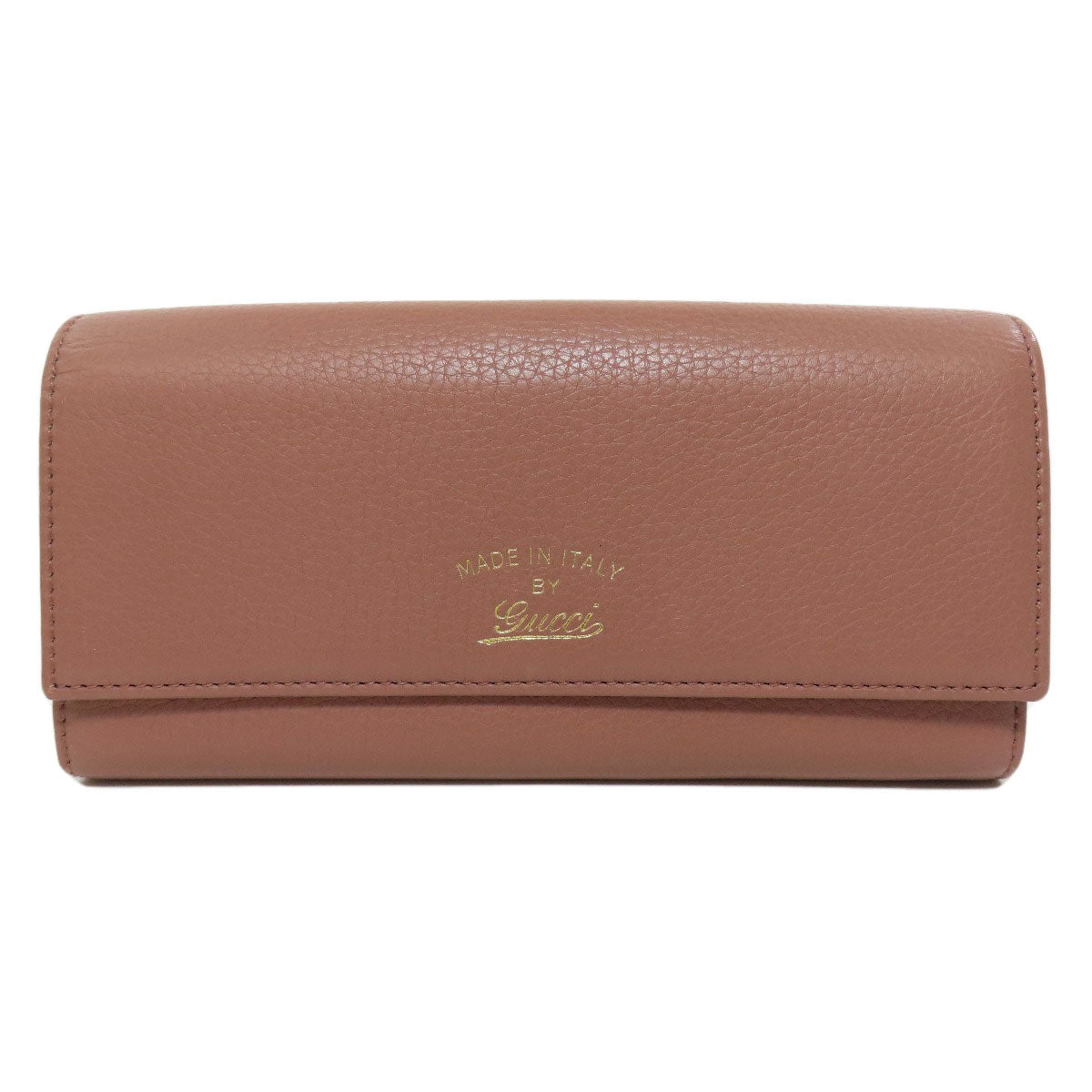 GUCCI Long Wallet Purse 376186 leather pink Swing Women Used Authentic
