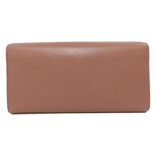 GUCCI Long Wallet Purse 376186 leather pink Swing Women Used Authentic