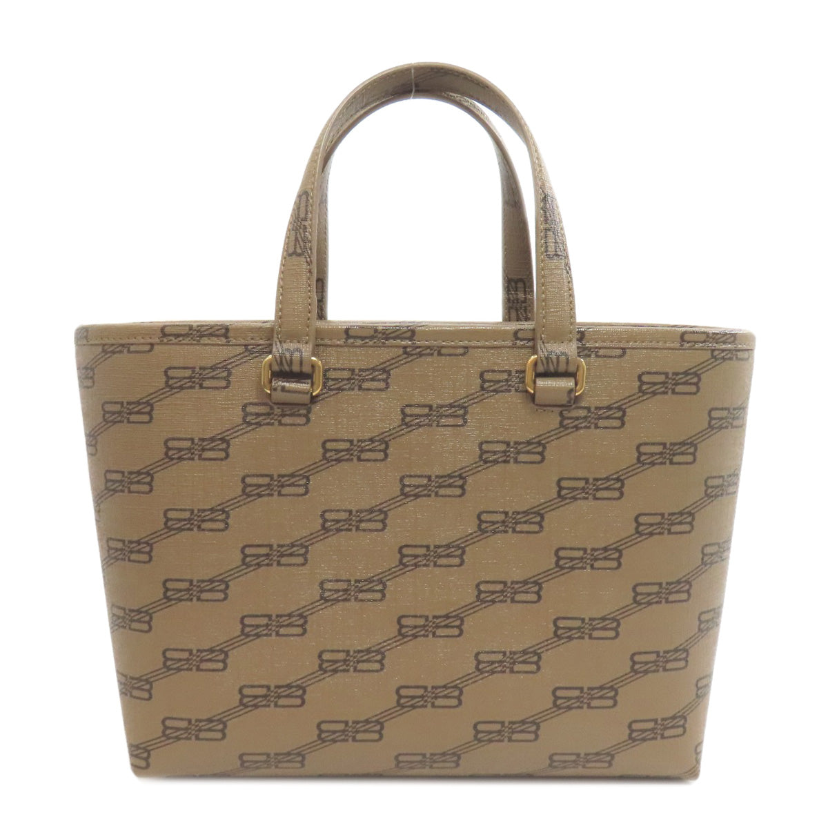 BALENCIAGA Handbag 702699 PVC Brown Women(Unisex) Used Authentic