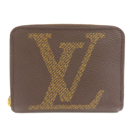 LOUIS VUITTON Coin case M69354 Giant monogram canvas Brown Zippy coin purse