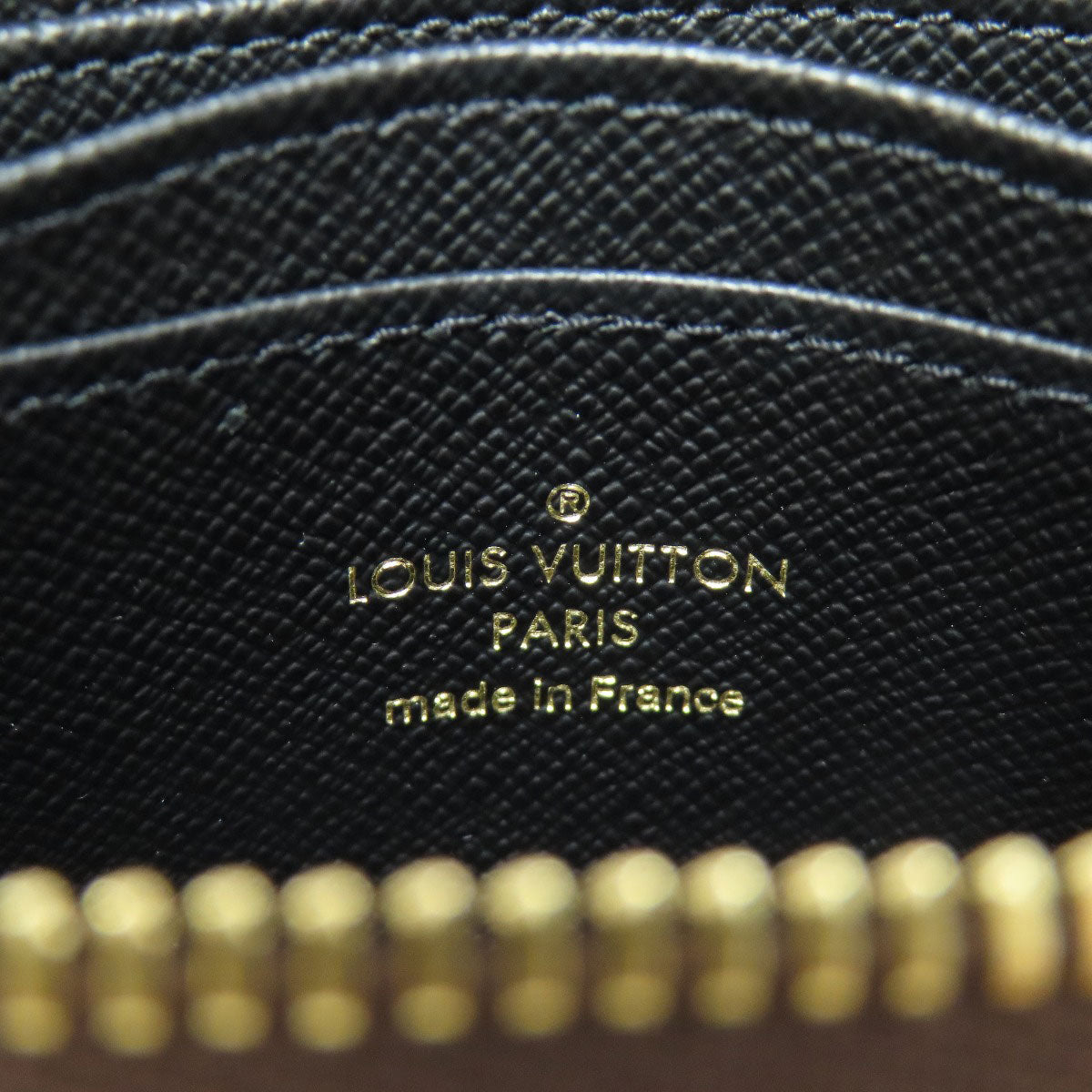 LOUIS VUITTON Coin case M69354 Giant monogram canvas Brown Zippy coin purse
