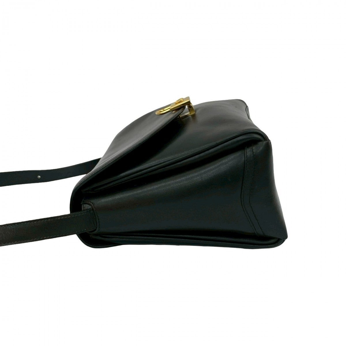 CELINE Shoulder Bag leather black