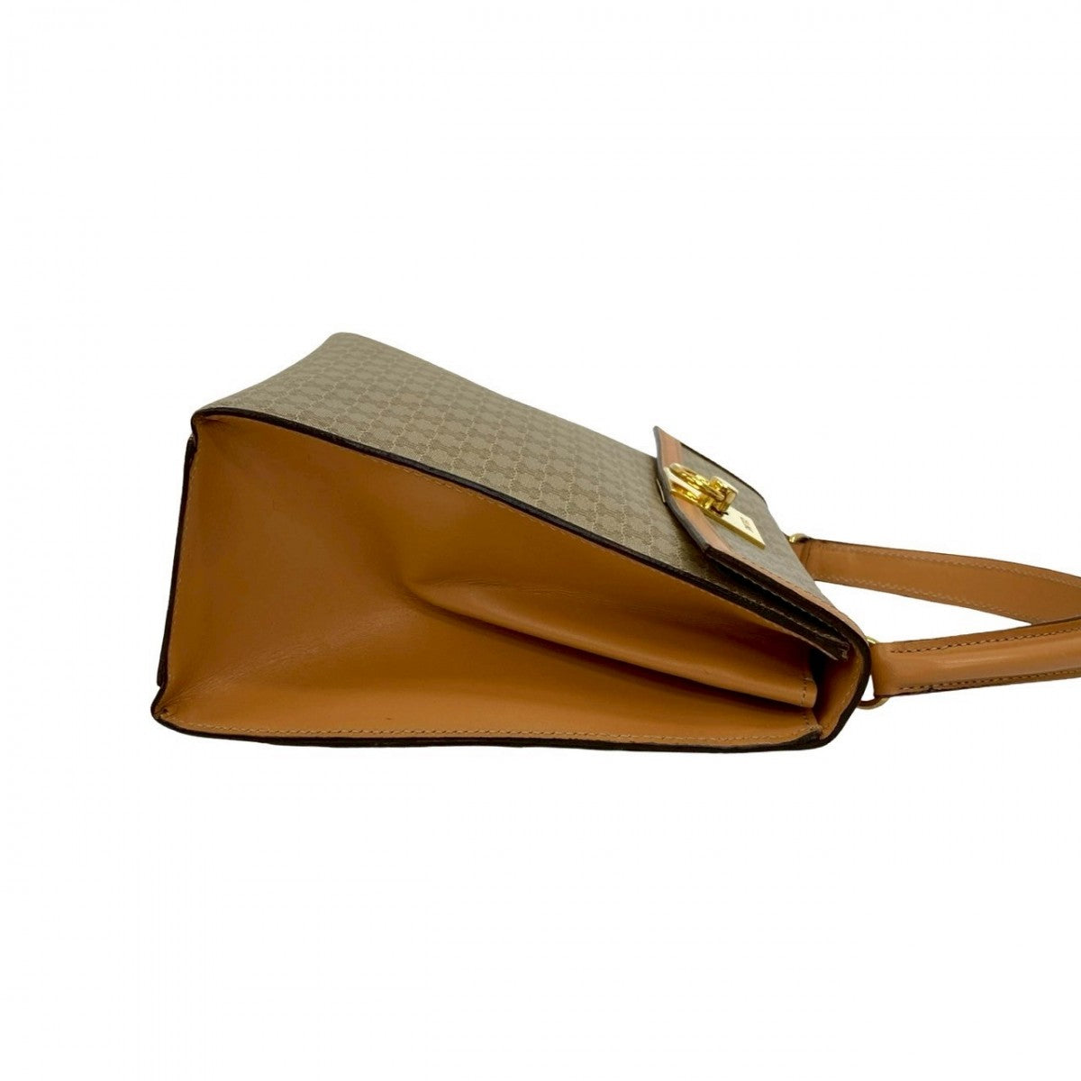 CELINE Shoulder Bag leather beige