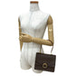 CELINE Handbag leather Brown