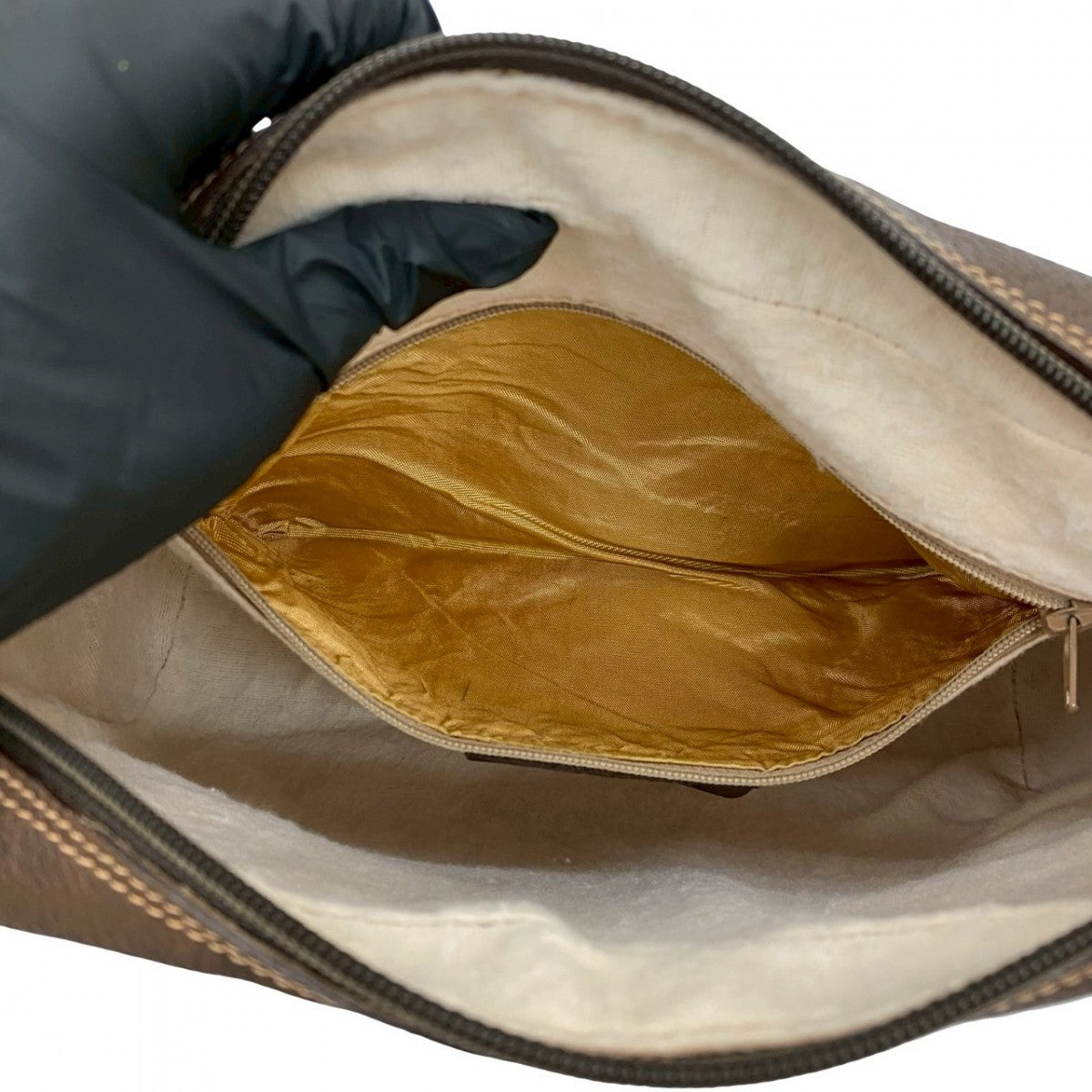 GUCCI Shoulder Bag leather Brown Sherry line