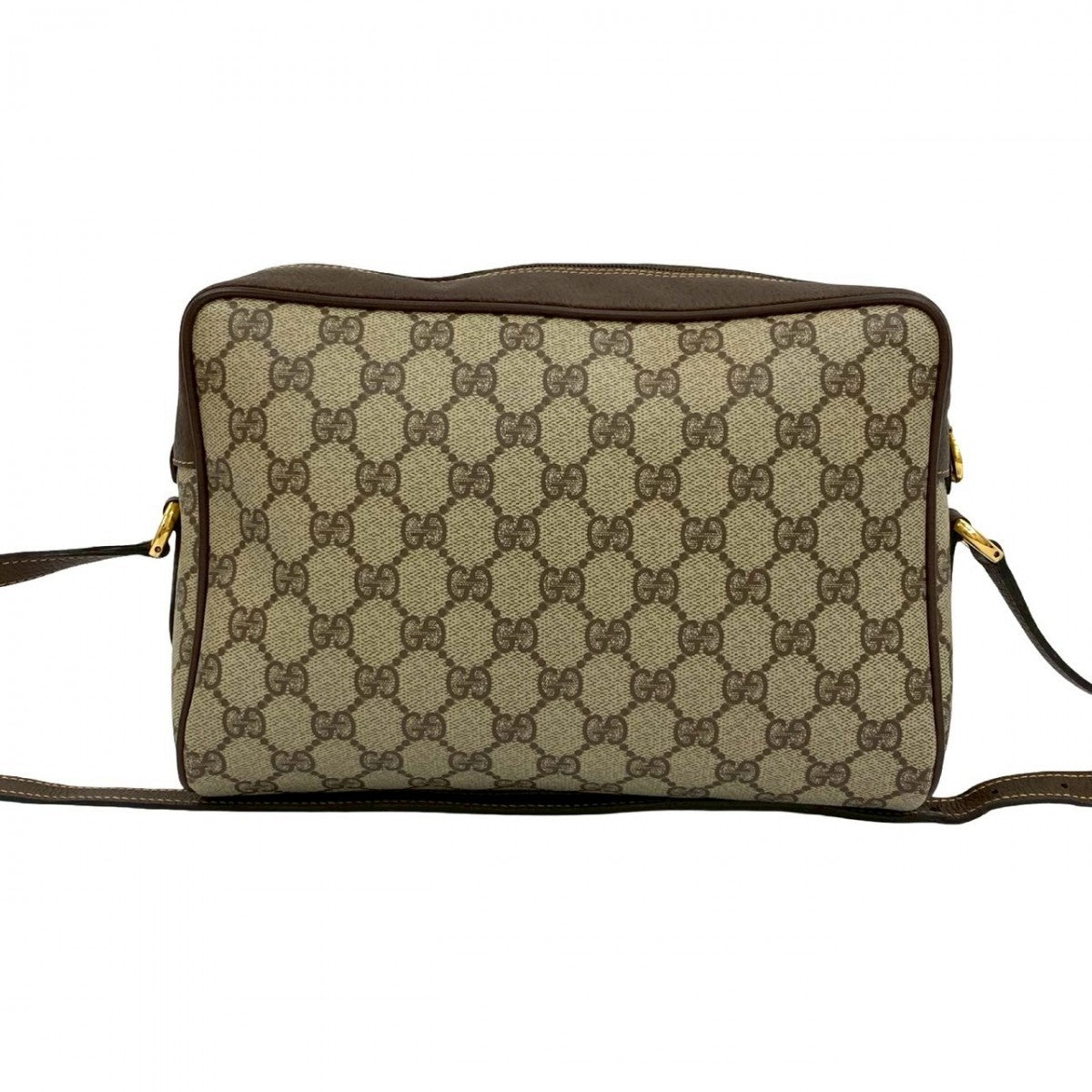 GUCCI Shoulder Bag leather Brown Sherry line