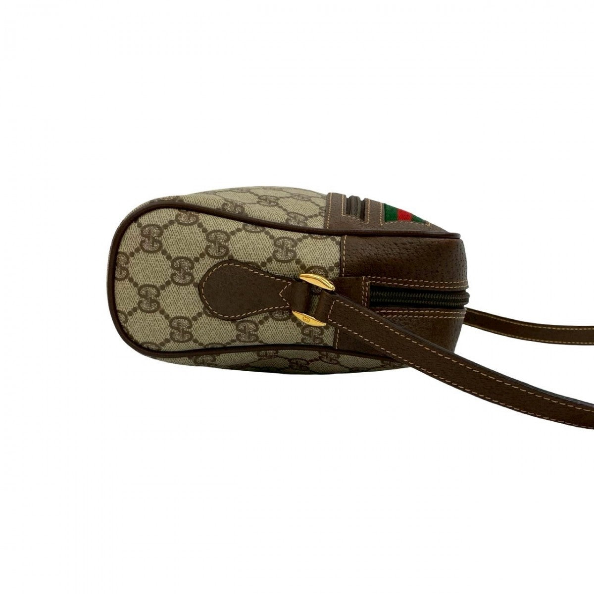 GUCCI Shoulder Bag leather Brown Sherry line