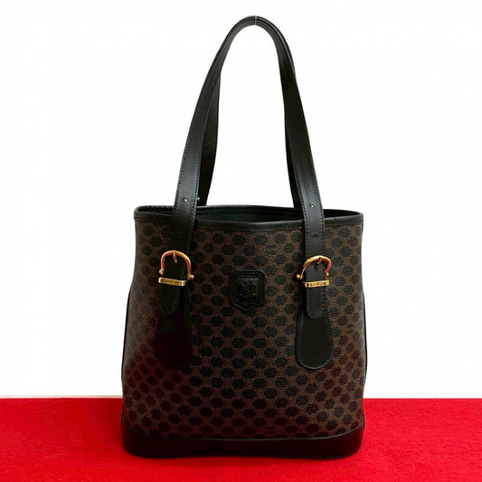 CELINE Tote Bag leather black