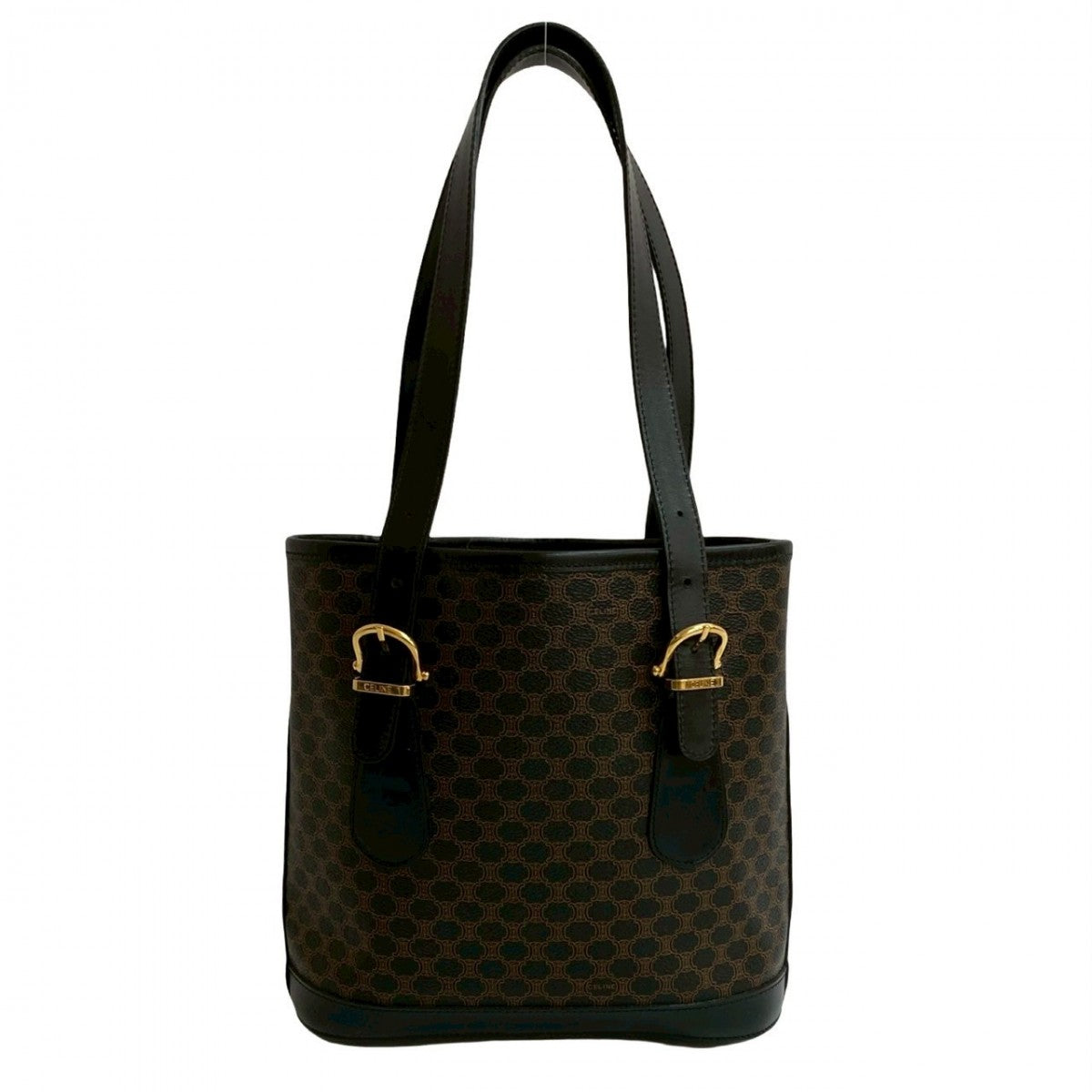 CELINE Tote Bag leather black