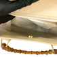 GUCCI Handbag leather beige Bamboo