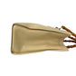 GUCCI Handbag leather beige Bamboo