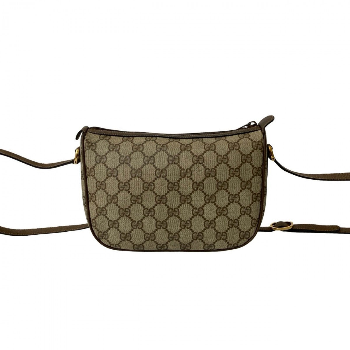 GUCCI Shoulder Bag leather Brown Sherry line