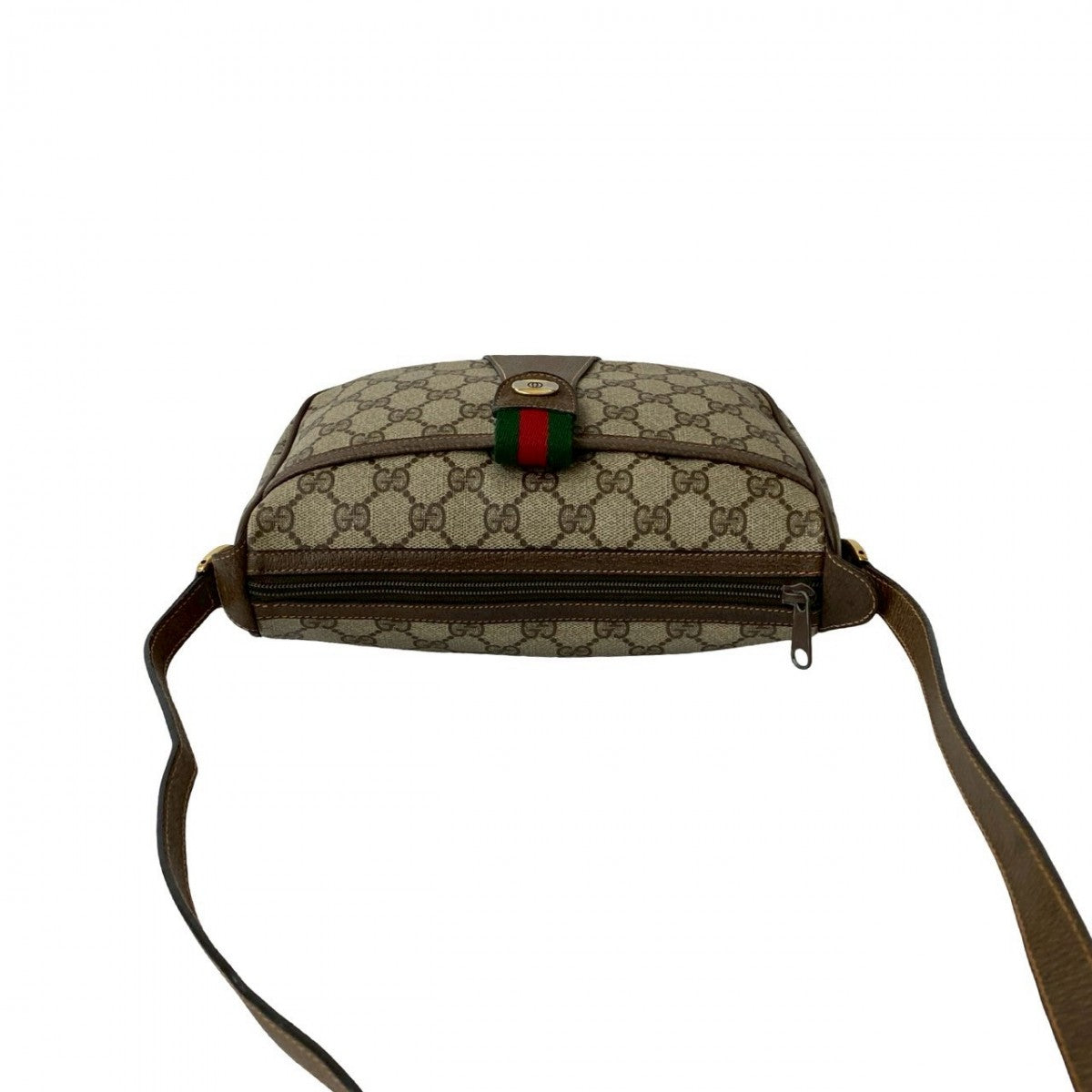 GUCCI Shoulder Bag leather Brown Sherry line