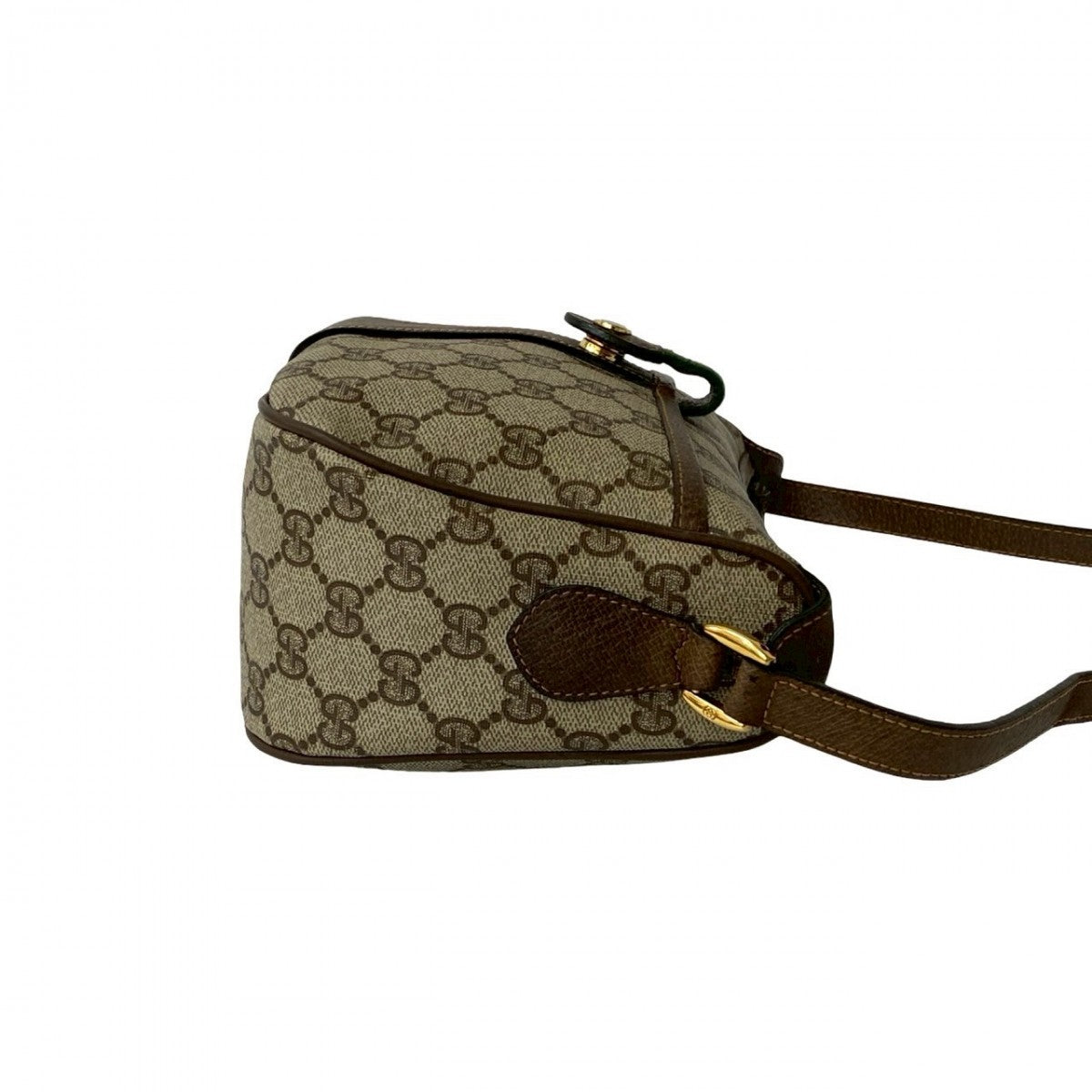 GUCCI Shoulder Bag leather Brown Sherry line