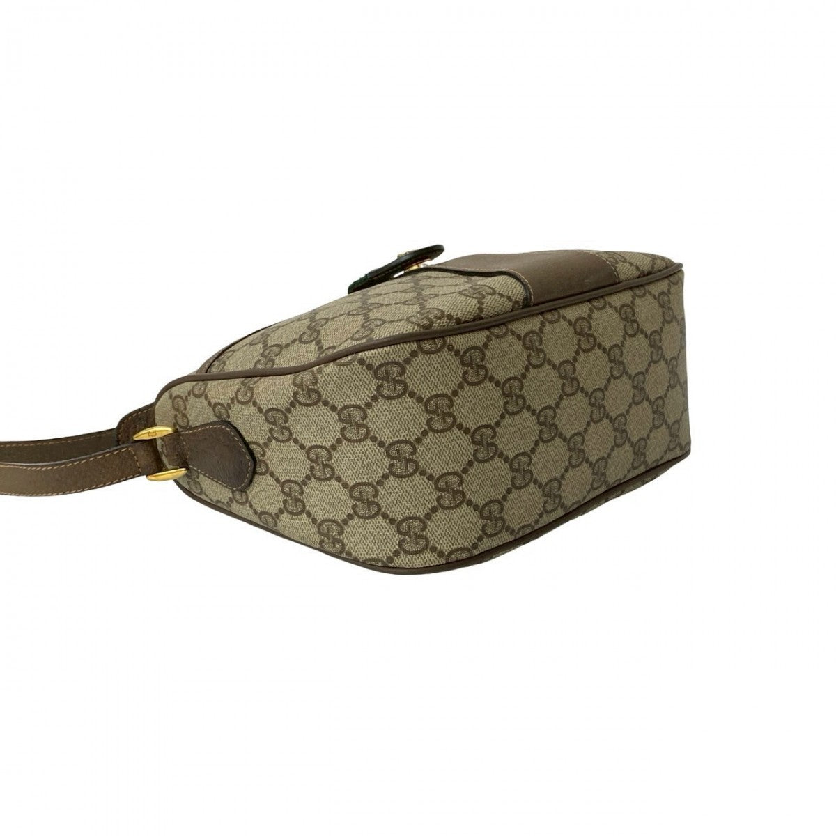 GUCCI Shoulder Bag leather Brown Sherry line