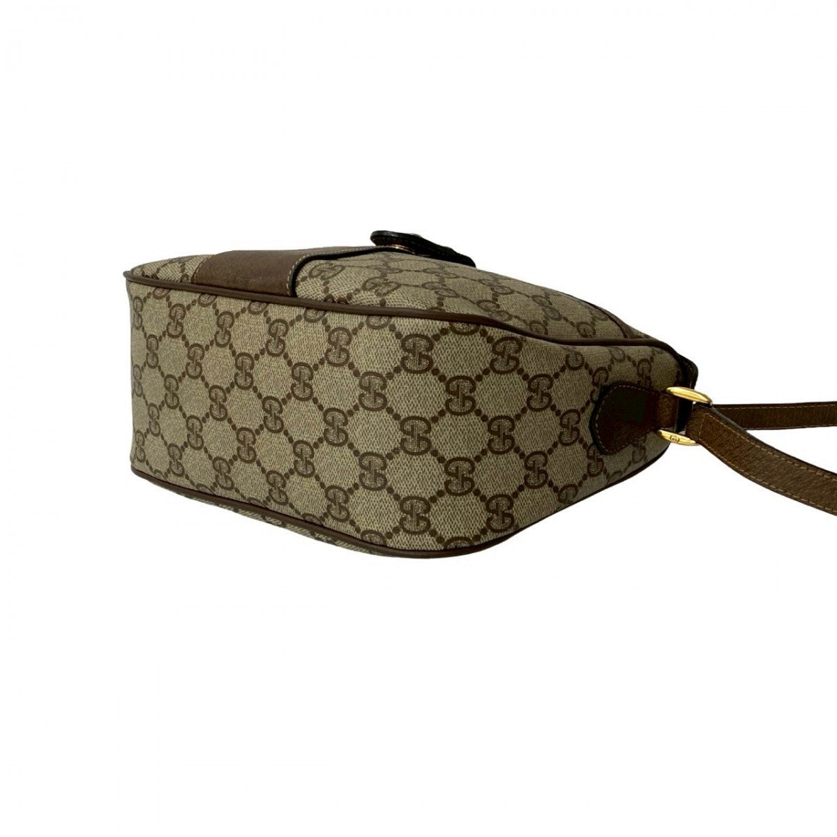 GUCCI Shoulder Bag leather Brown Sherry line